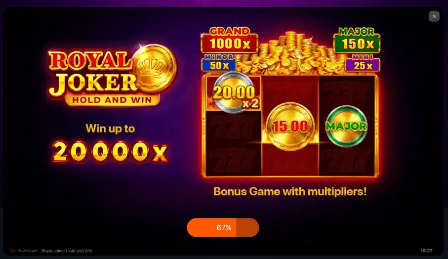 Hoe werkt Royal Joker Hold and Win?